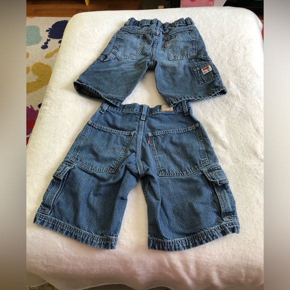 Two pieces bundle lot Levi’s denim shorts, boy size 7-8 - Picture 10 of 12
